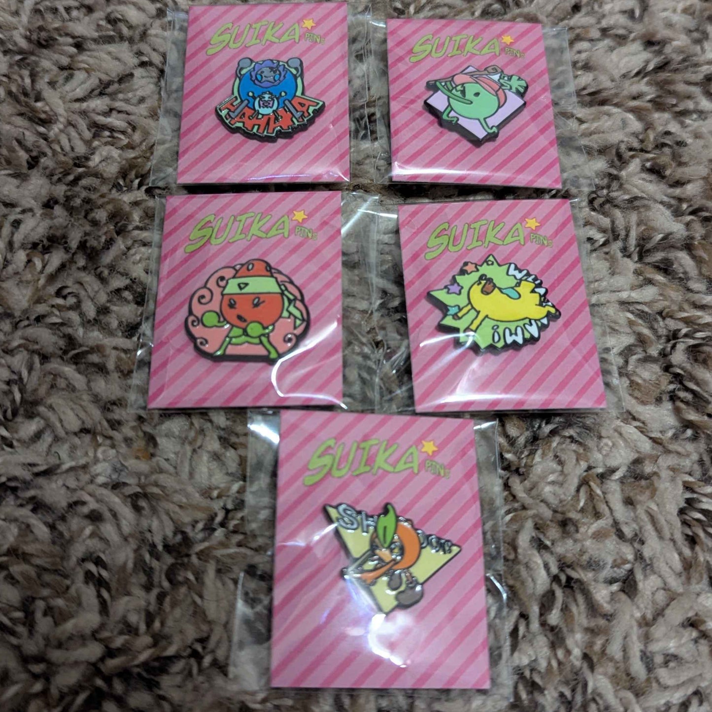 5 Pack of Pins!